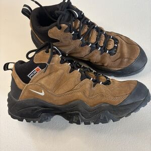Vintage Nike ACG Suede Boots Shoes Hiking  Brown  965005-301 Men's 12